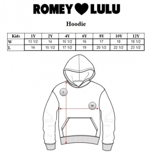 Romey Loves Lulu hoodie Dinosaur Lava