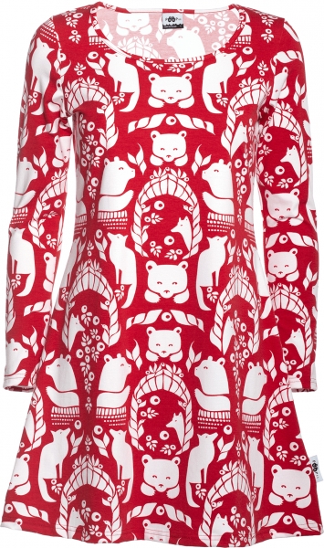 PaaPii Sumu tunic for adults Gates of Pohjola red